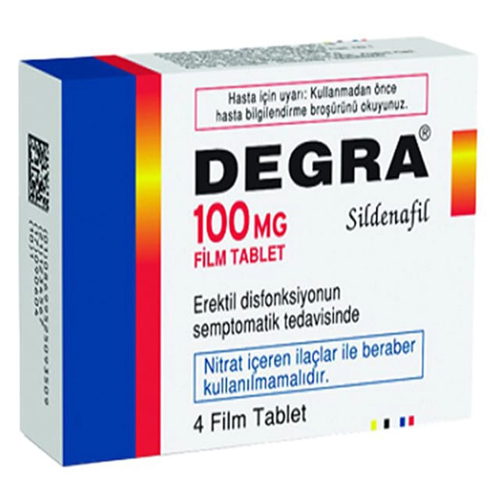 Degra 100 mg 4 Tablet